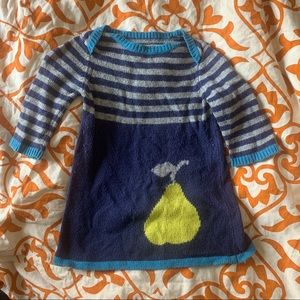 ☀️ Baby Boden pear sweater dress